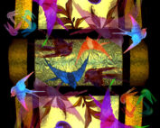 Half Landing Fantasy - Hidden Hand Art - Glasgow Art Prints